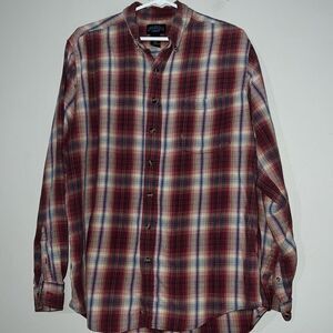 Cambridge Classics long sleeve flannel shirt size large tall